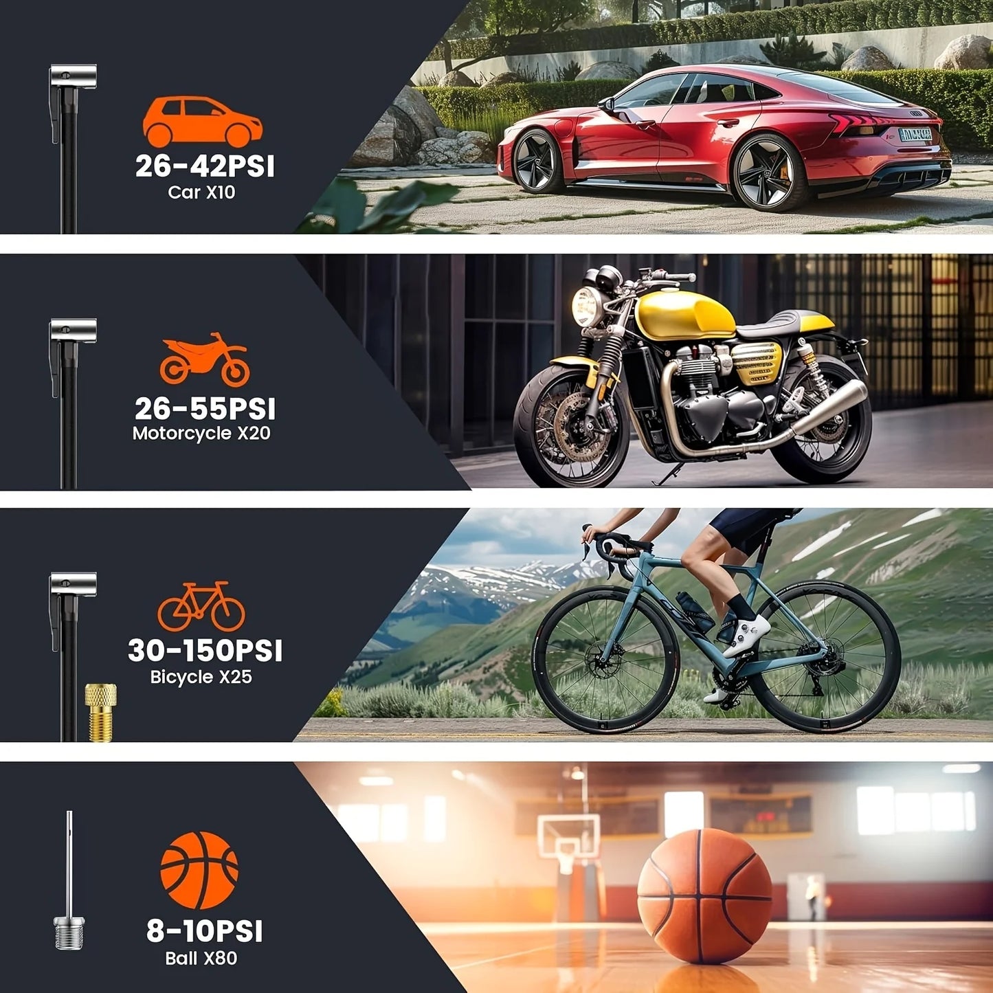 Digital Tire Air Pump