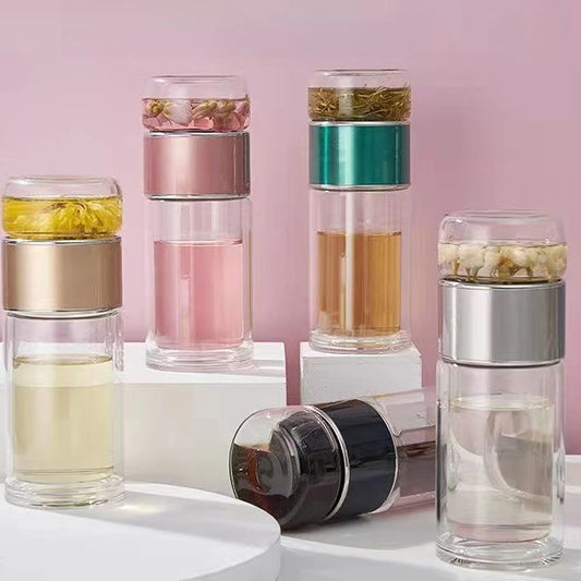Glass Tea Infuser Cup