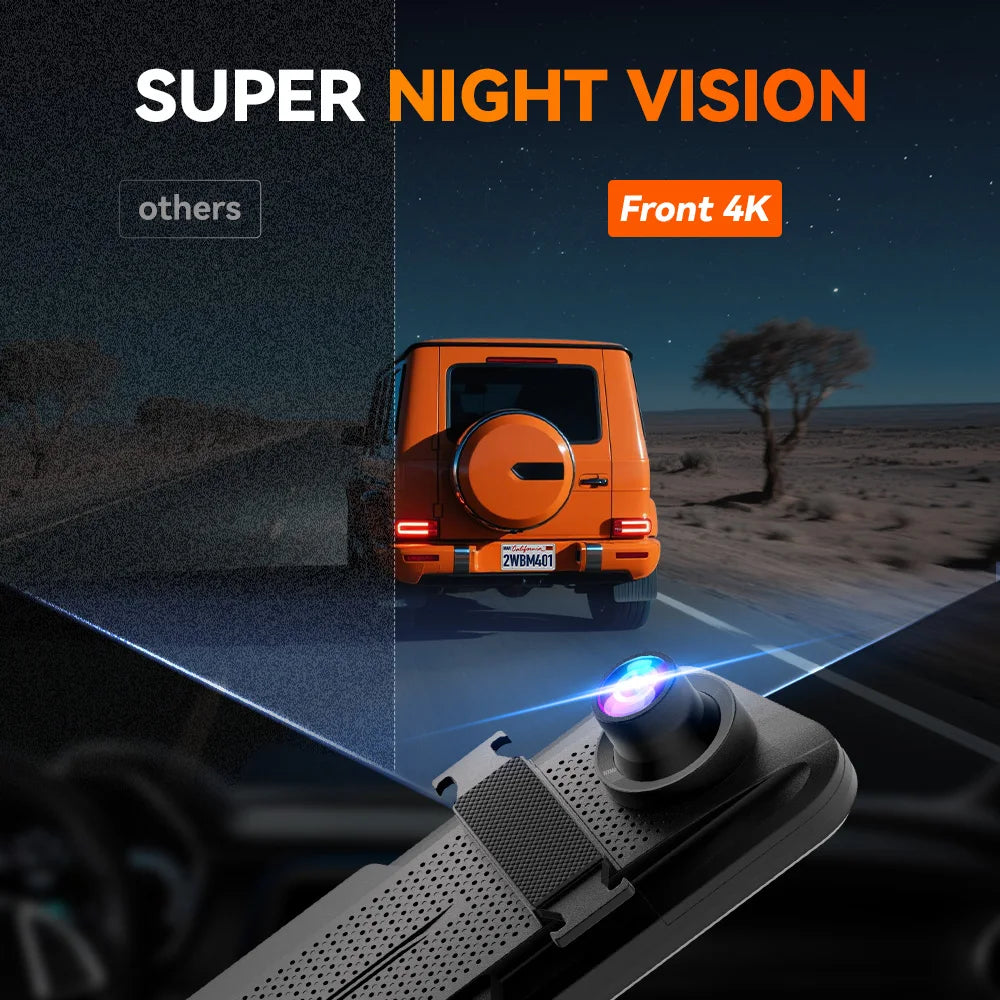 Plug & Play Front And Rear Dash Camera