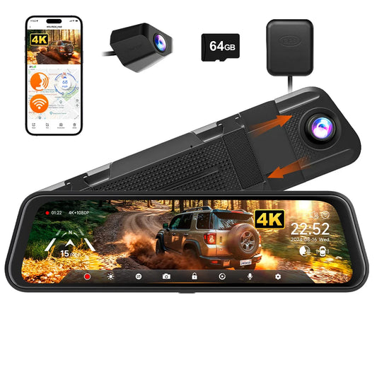 Plug & Play Front And Rear Dash Camera
