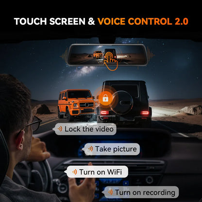 Plug & Play Front And Rear Dash Camera