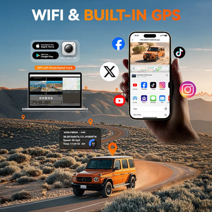 Plug & Play Front And Rear Dash Camera