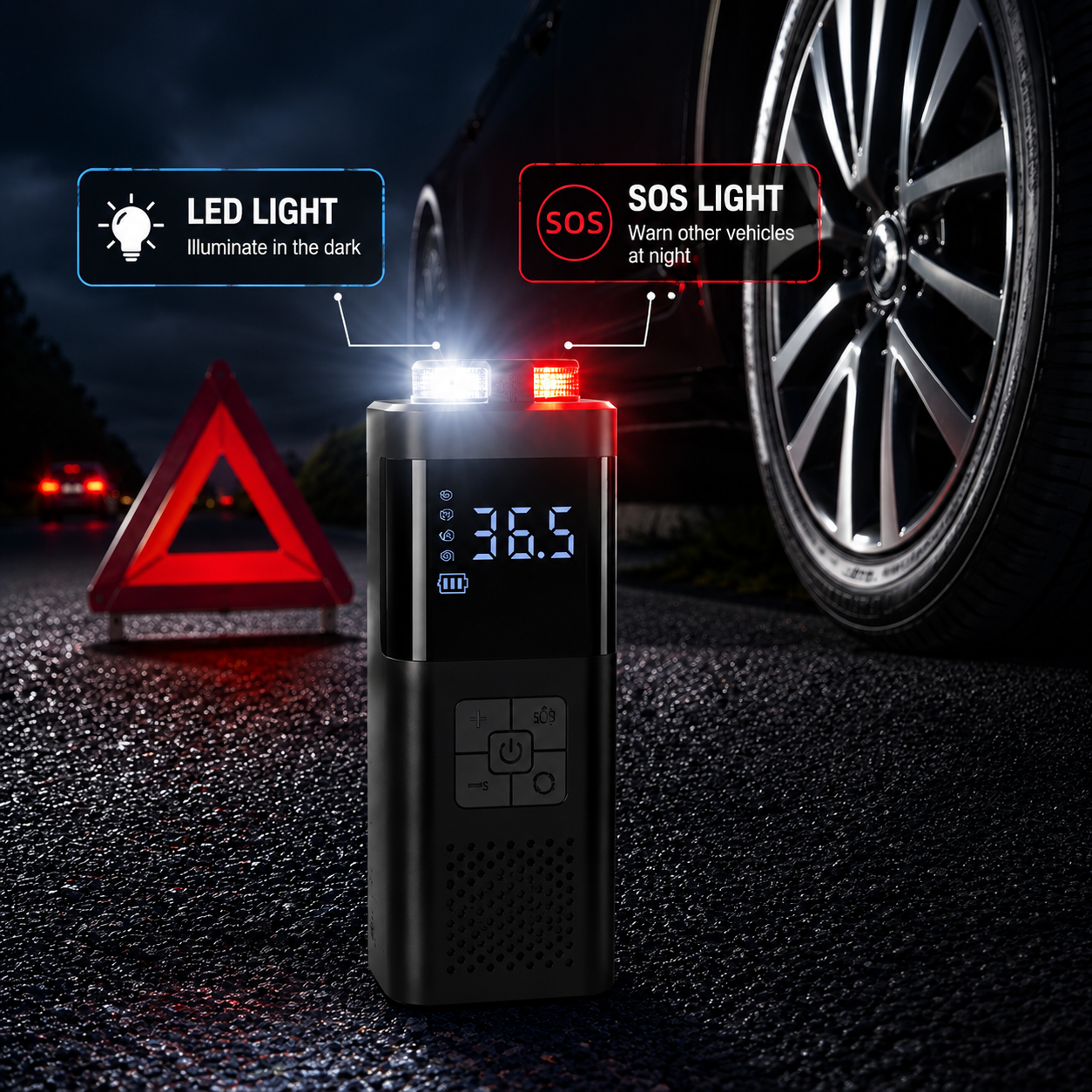 Digital Tire Air Pump