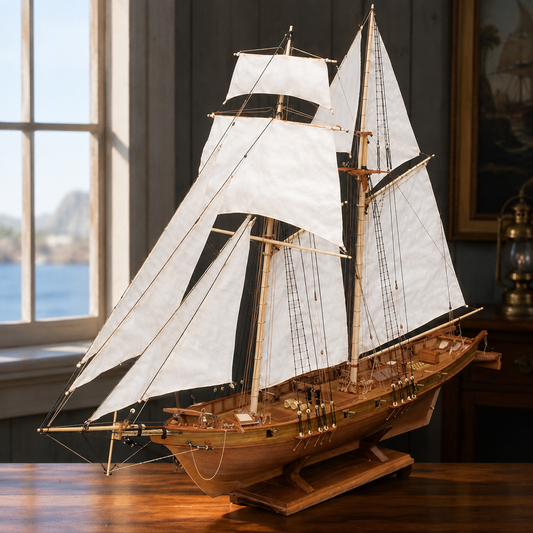 DIY Wooden Sailboat Model Kit
