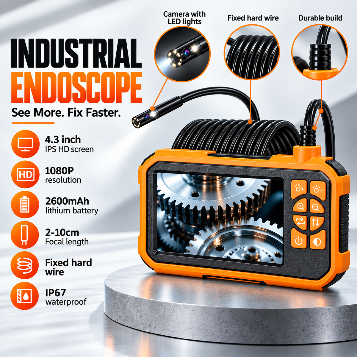 Endoscope Diagnostic Car Camera